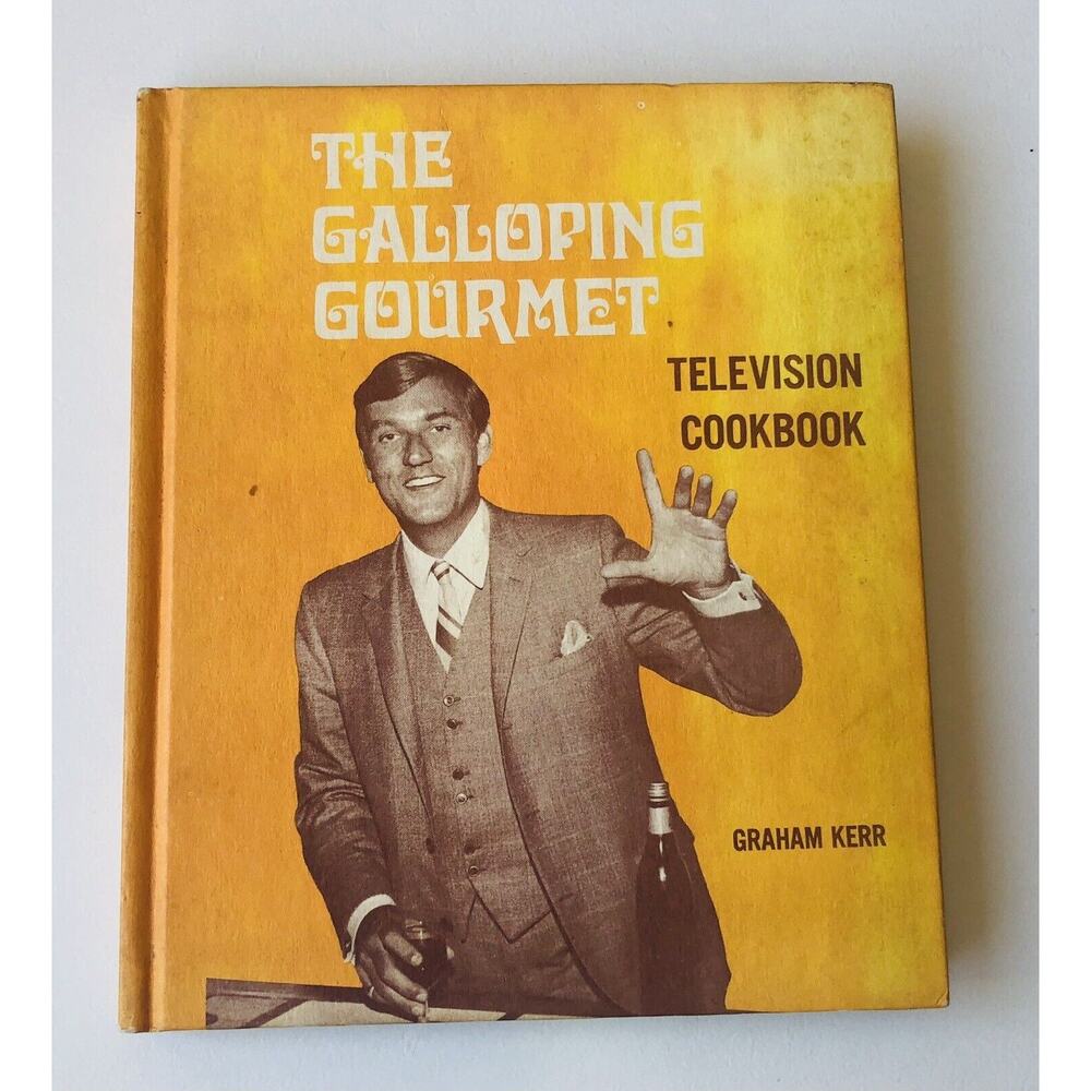 Vintage Galloping Gourmet Television HC Cookbook Volume One Graham Kerr Recipes